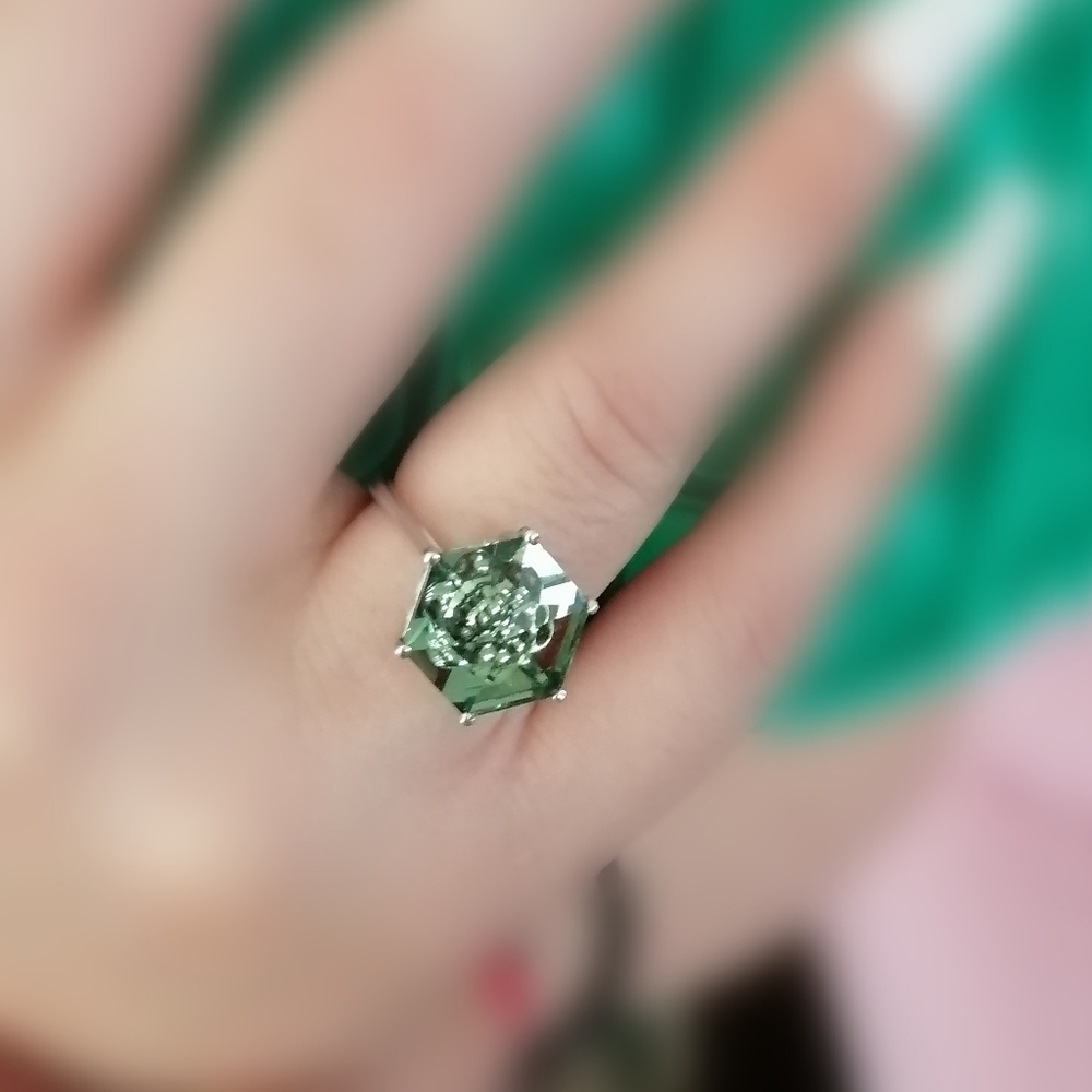 Erinite crystal ring - Picture 9 of 12